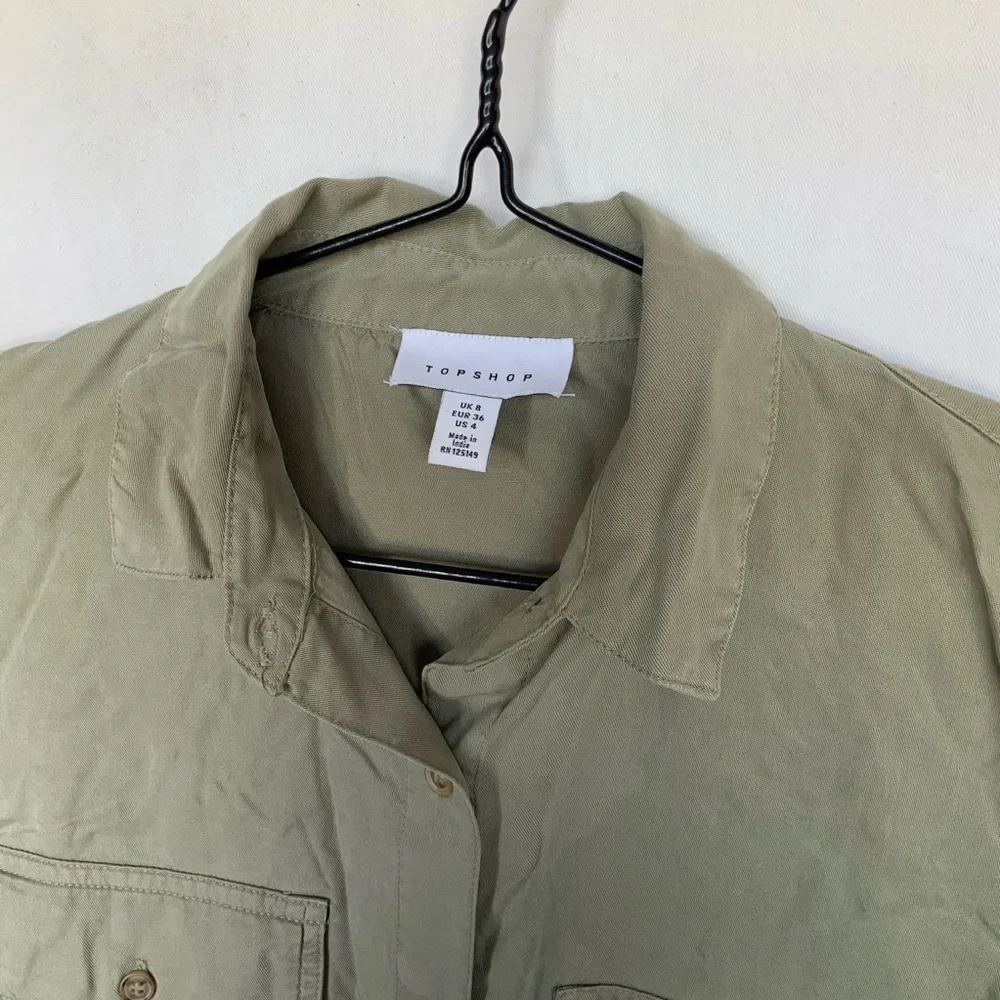 Topshop | utility style top - Picture 3 of 6